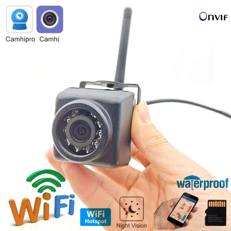 8MP 5MP 2MP RTSP Impermeabile Mini WiFi IP Camera Wireless Bird Box 940nm IR Visione notturna Video Registrazione audio Slot per scheda SD Camhi