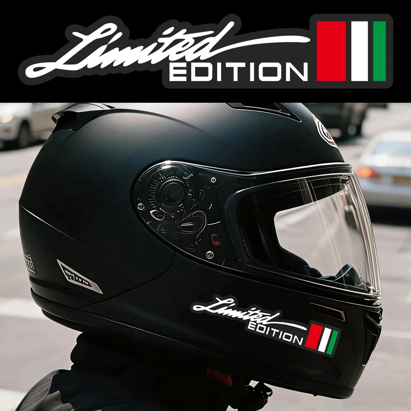 Adesivo Moto Trasparente UV Edizione Limitata per Scooter Motocross Casco Carrozzeria Vinile Impermeabile Accessori