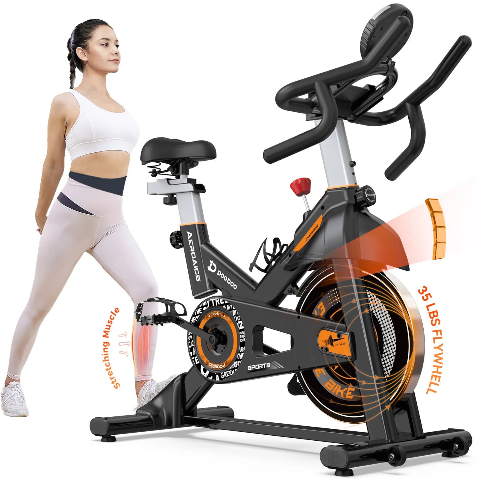 Cyclette da Interno con Resistenza Magnetica per Allenamento Stazionario