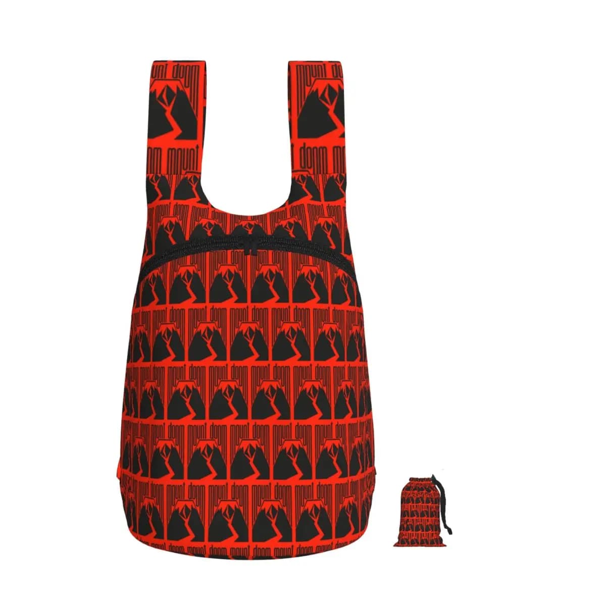 Mount Doom Black Backpack Student Storage BookBag Kids School Bag Computer Shoulder Bags for Boys Girls