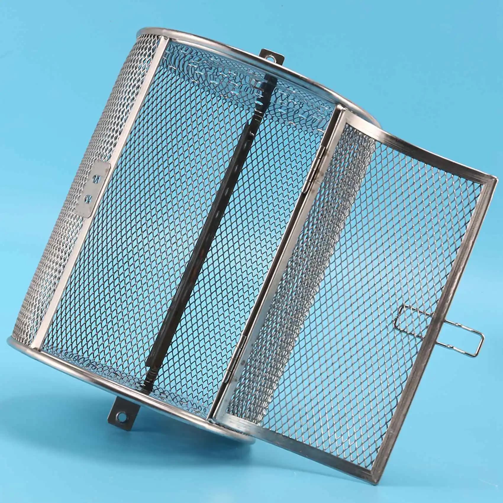 Roasting basket AA49, 14x18cm, stainless steel, for oven hob for barbecue and grill Grill for Air Fryer