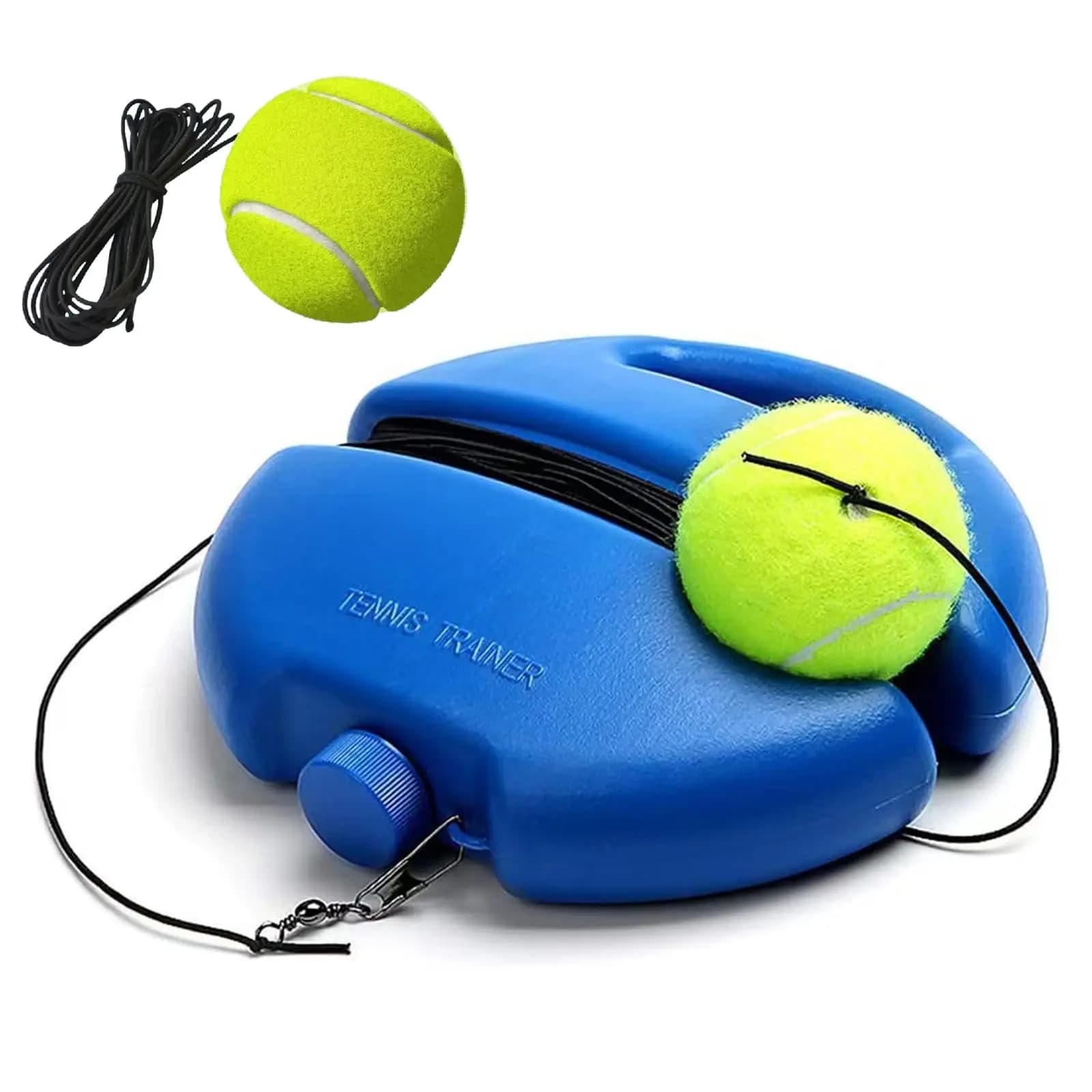 Allenatore di tennis Set di palline di rimbalzo Tennis Allenamento solitario Reazione Pallina da tennis Allenatore di tennis Kit di rimbalzo portatile per l'auto-pressione