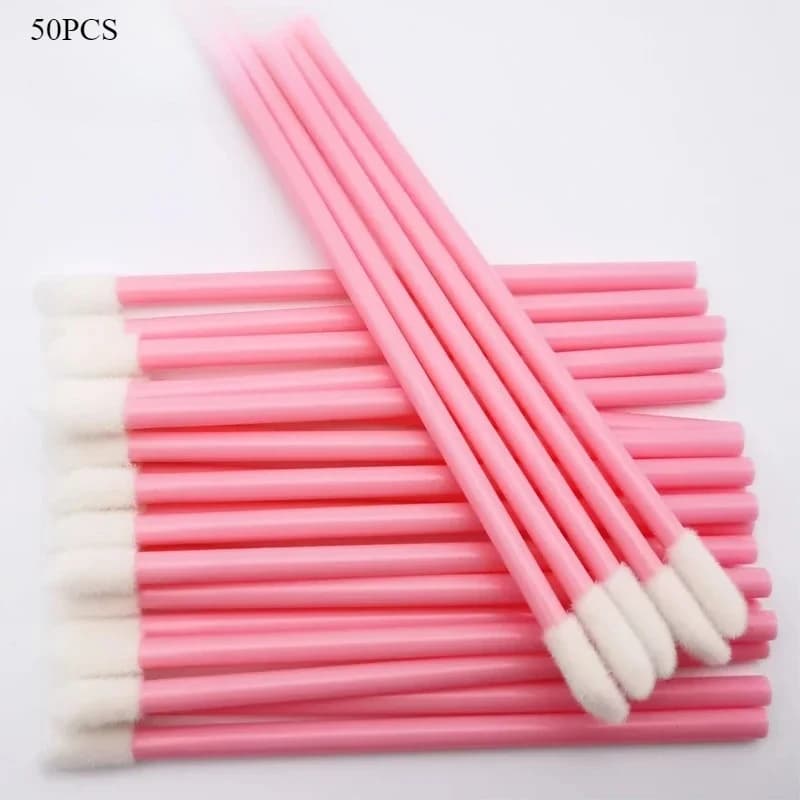 50Pcs Lip Brush Eyelash Extension Brush Makeup Brushes For Lash Extension Mascara Applicator Lipstick Wands Cosmetic Tools