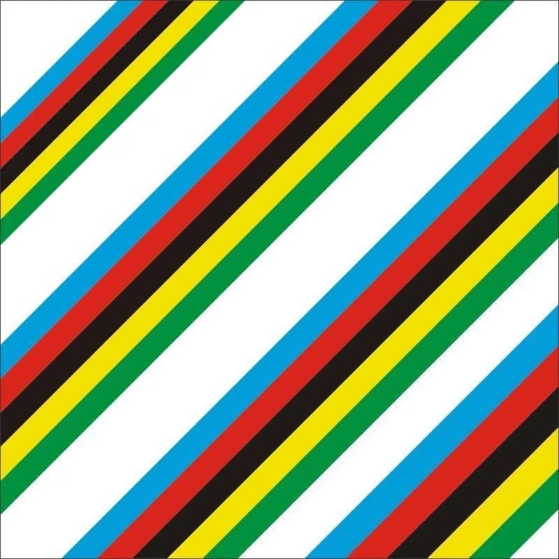 1PC Rainbow Samples Stripe Wall decal for road bicycle frame Upper pipe Waterproof DIY decoration MTB Bicycle Fork Decalcomania Bike Accessories