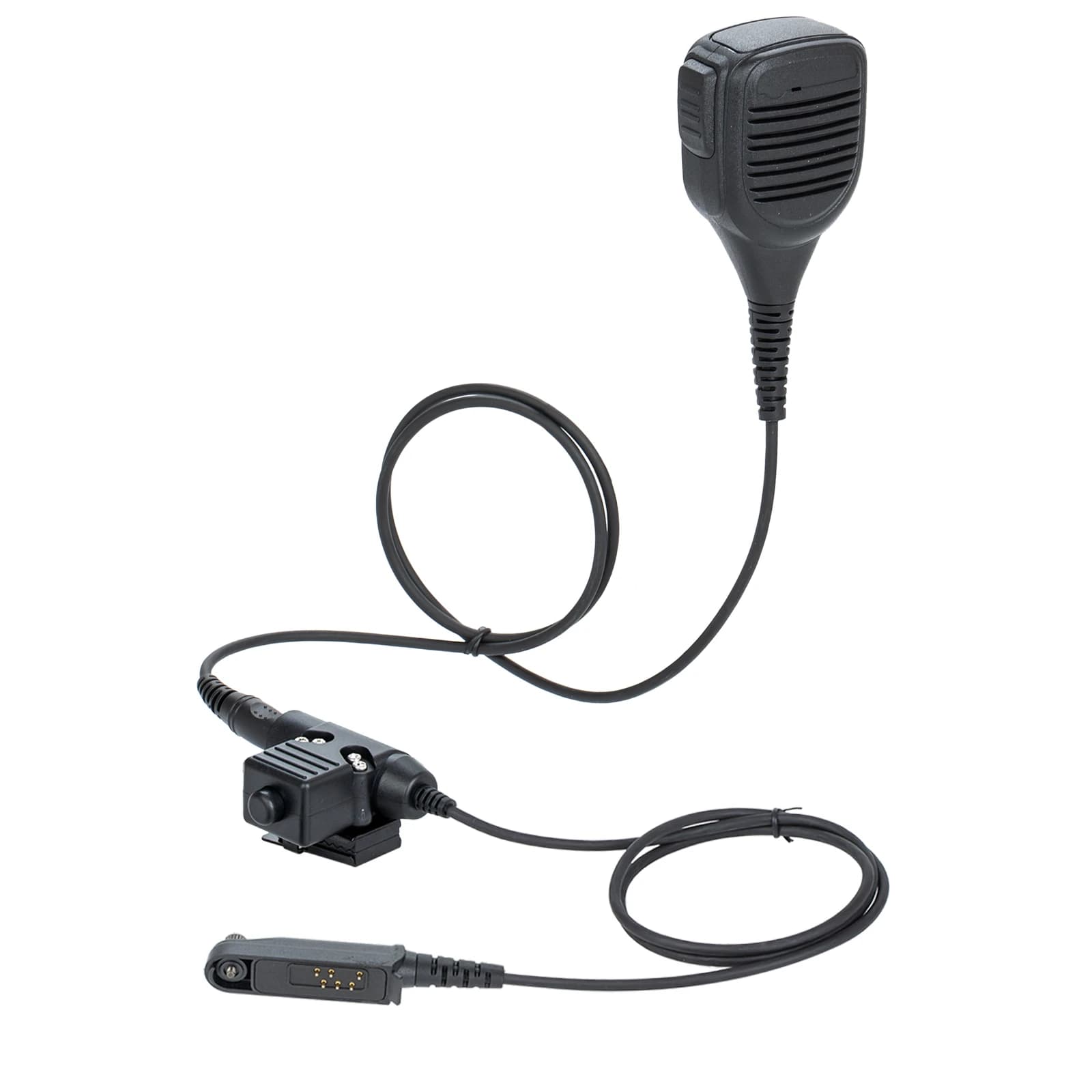 Microfono microfono per altoparlante NATO da 7.1mm con adattatore PTT U94 per Baofeng UV9R UV-9R Plus UV-XR BF-A58 Walkie talkie