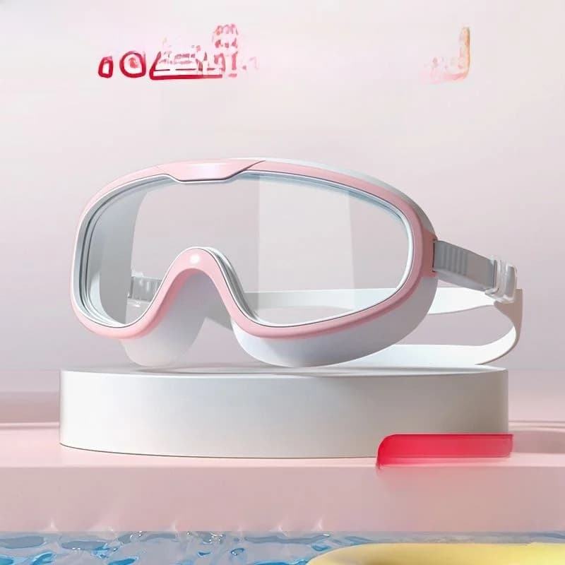Swimwear for children with large frame, waterproof, anti-fog, high definition, professional swimming glasses, diving protection