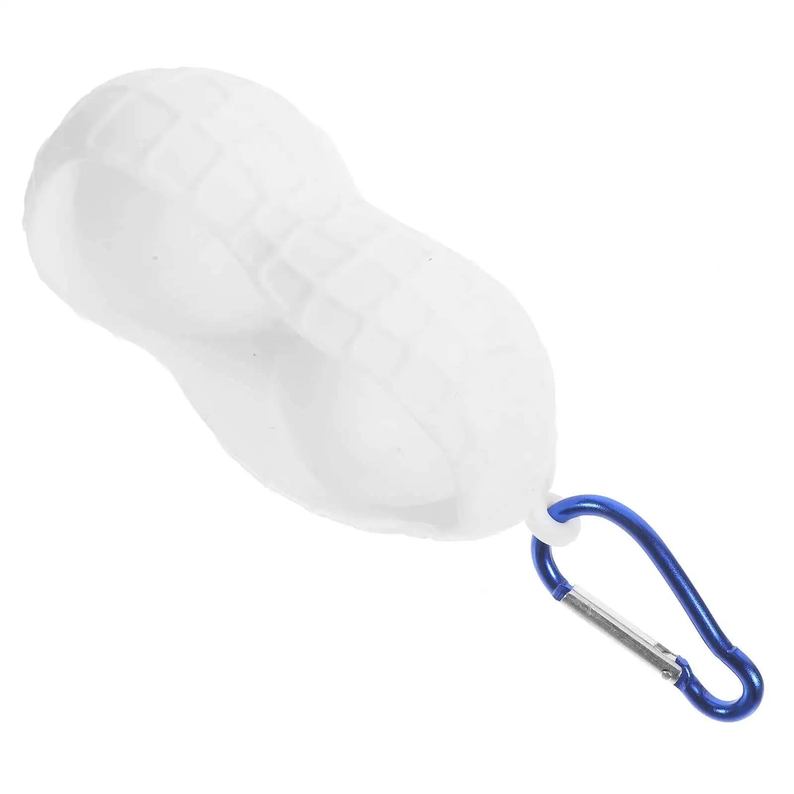 Porta palline da golf professionale in silicone, facile da pulire, non contiene 2 palline, accessorio da golf per esterni per uomo