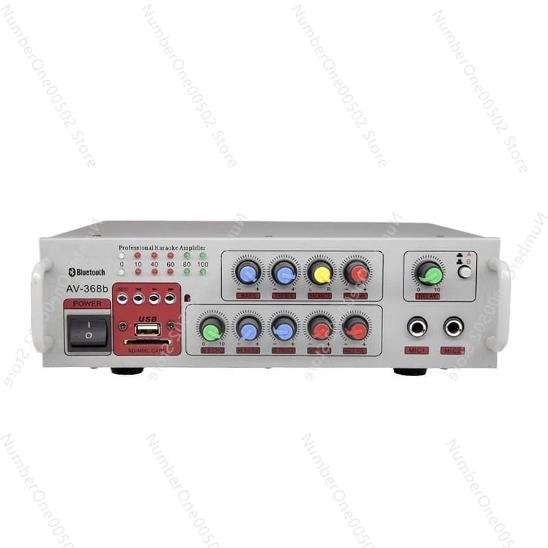 Amplificatore Bluetooth HiFi Power Audio Home Karaoke Machine con scheda USB TF Radio FM per uso desktop ​
