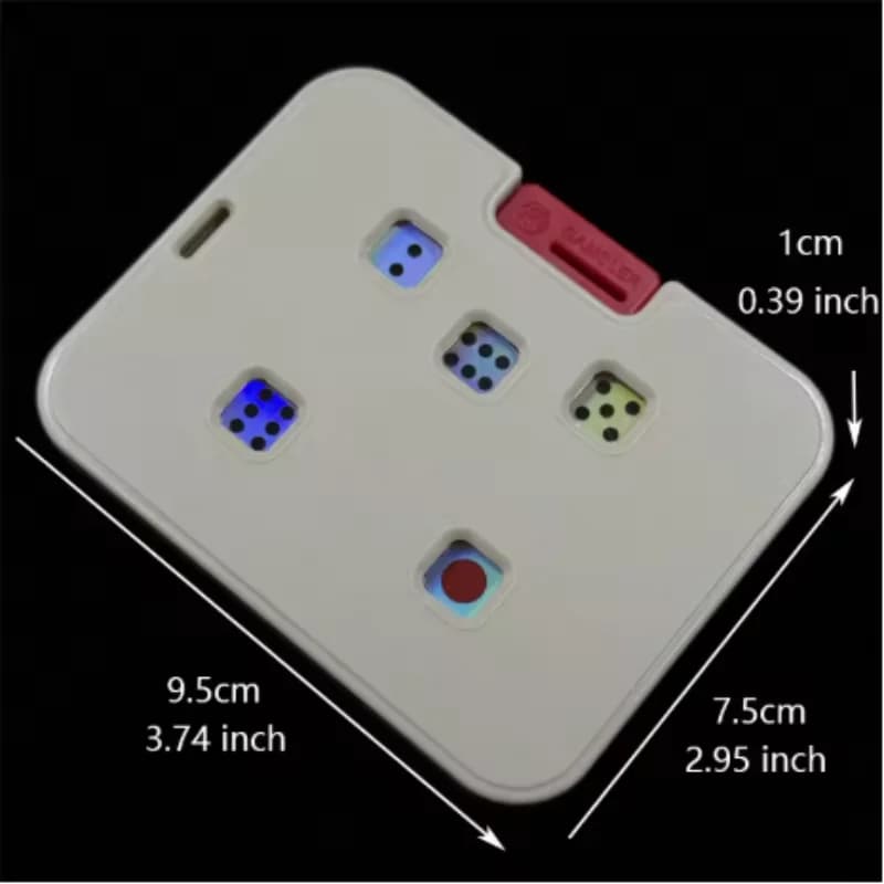Dado Meccanico Portatile EDC Antistress, Dado a Pressione per Giochi da Tavolo, Regalo per Feste, Accessorio di Gioco Divertente e Interattivo