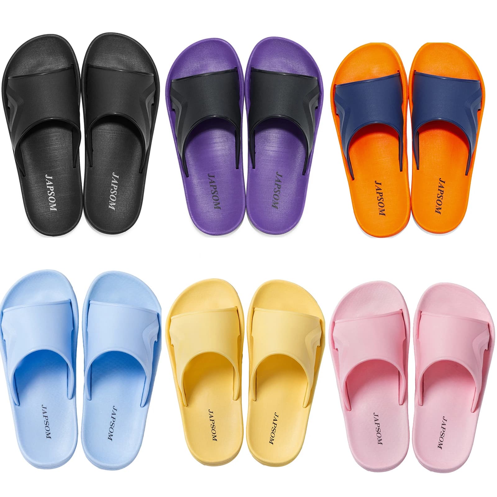 Ciabatte Estive alla Moda per Uomo, Sandali da Interno ed Esterno, Infradito da Spiaggia, Ciabatte Antiscivolo per Doccia, Bagno e Camera da Letto