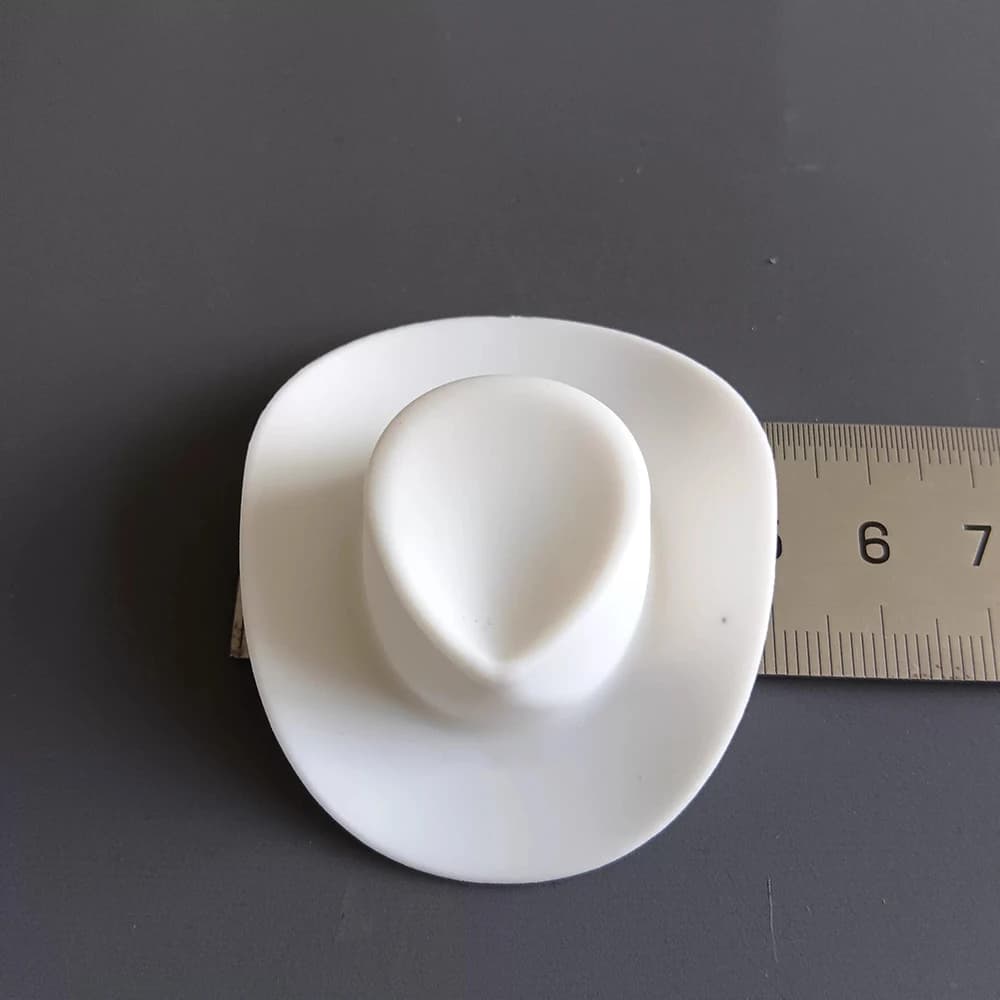 Not The Scale US. West Cowboy Soldier Doll Caps Hat Pls see the Specify Size Before Orders PVC Material For Doll Figure