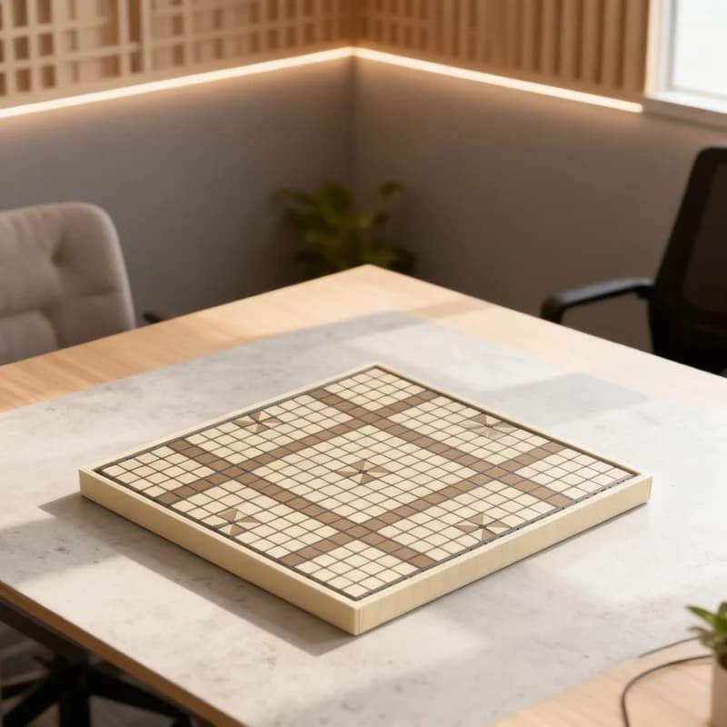 3668 pz MOC 2 in 1: Modello di Giochi Cinesi da Tavolo per GO e 4 Giocatori - Blocchi da Costruzione Creativi, Esposizione, Regalo, Oggetto da Collezione, Decorazione per Bambini