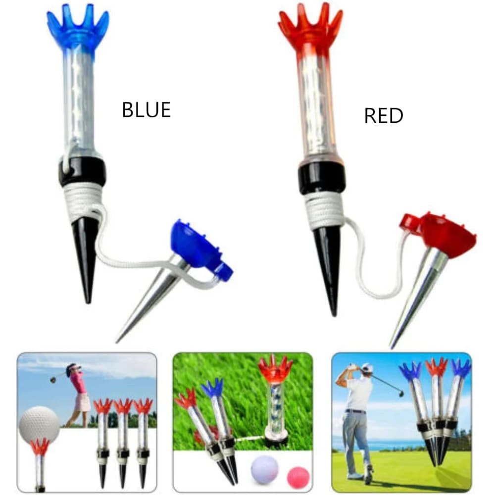 1 Set 80mm Riutilizzabile Magnete da golf Supporto a T Flex Lift Support Performance Tee, Ridurre la resistenza, Farther Straighter Drive