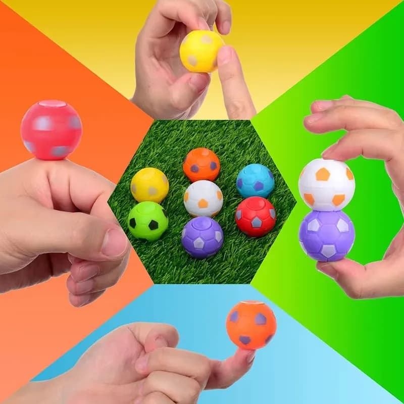 Bambino Trottola Calcio Punta delle dita Giroscopio Spinner a mano Giocattolo di decompressione Promozione regalo Giocattoli educativi divertenti Premio Vendita calda