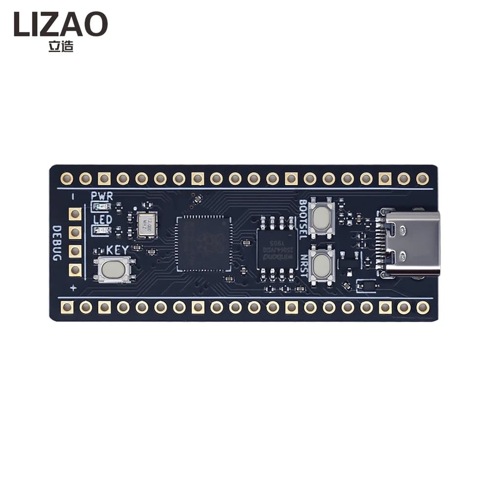 LIZAO RP2040 Pico Board Dual-Core Cortex-M0+ 2-16MB Flash Microcontroller for MicroPython & Arduino