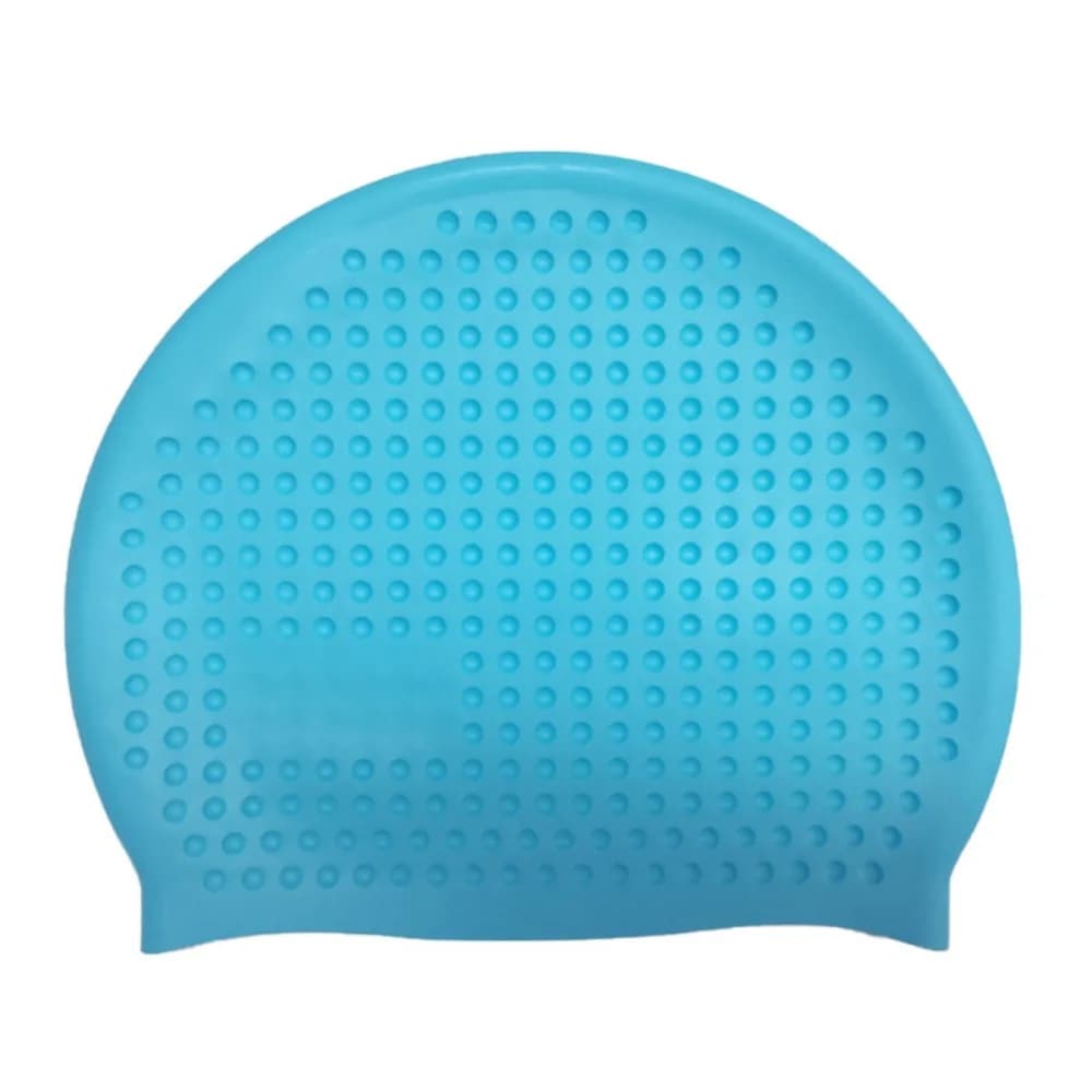 Non-Slip Silicone Swim Cap Elastic Wrinkle Free Waterproof Bathing Cap Long Hair Protection Plus Size Snorkeling Cap Race