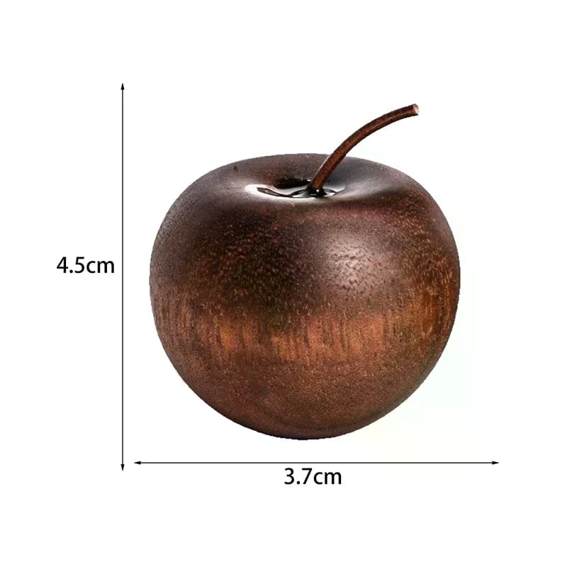 Diffusore di fragranze per aromaterapia a forma di mela in legno, 1/3 pezzi, per la casa, il bagno, l'auto, decorazione ornamentale