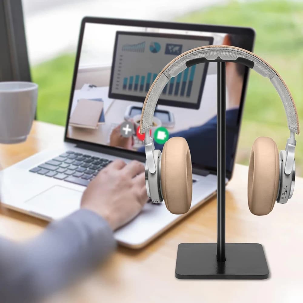 2026 New Aluminium Alloy Headset Stand - Flexible Headphone Mount Hanger Gaming Earphone Display Rack