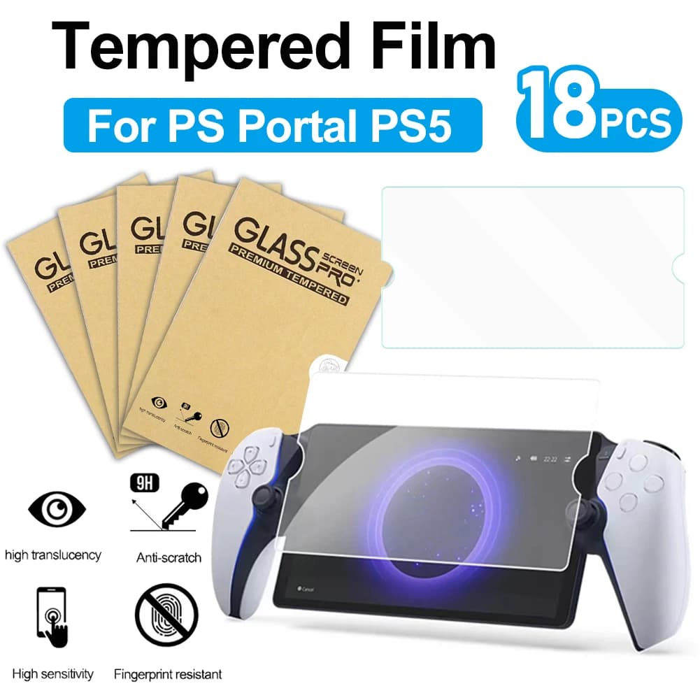 Per PS Portal PS5 pellicola protettiva in vetro temperato per Sony PlayStation Portal Screen Protector accessori da gioco antigraffio