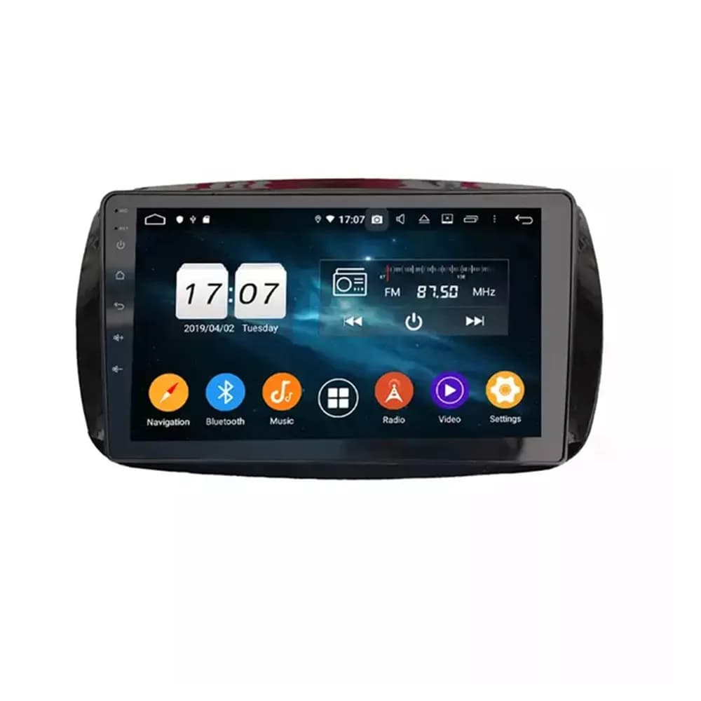9" Android 14 MT8667 Car DVD Player 8+256G 8 Core For BENZ SMART 2016-2018 Audio Stereo Multimedia Radio Carplay DSP Navigation