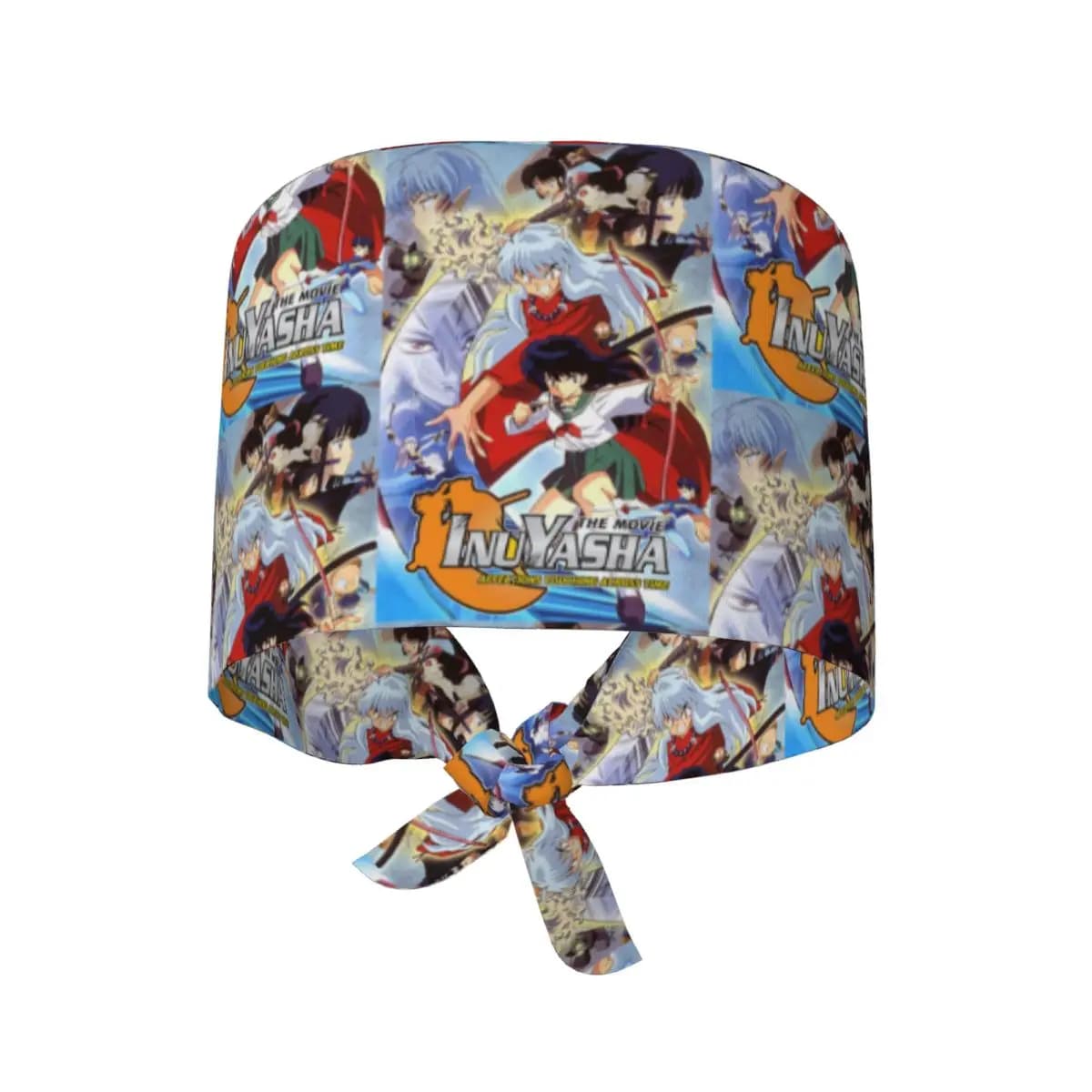 Manga Kimono Inuyasha Sesshomaru Scrub Hat Doctor Work Beret Chirurgitta Man Woman Nurses Adjustable for Dentist
