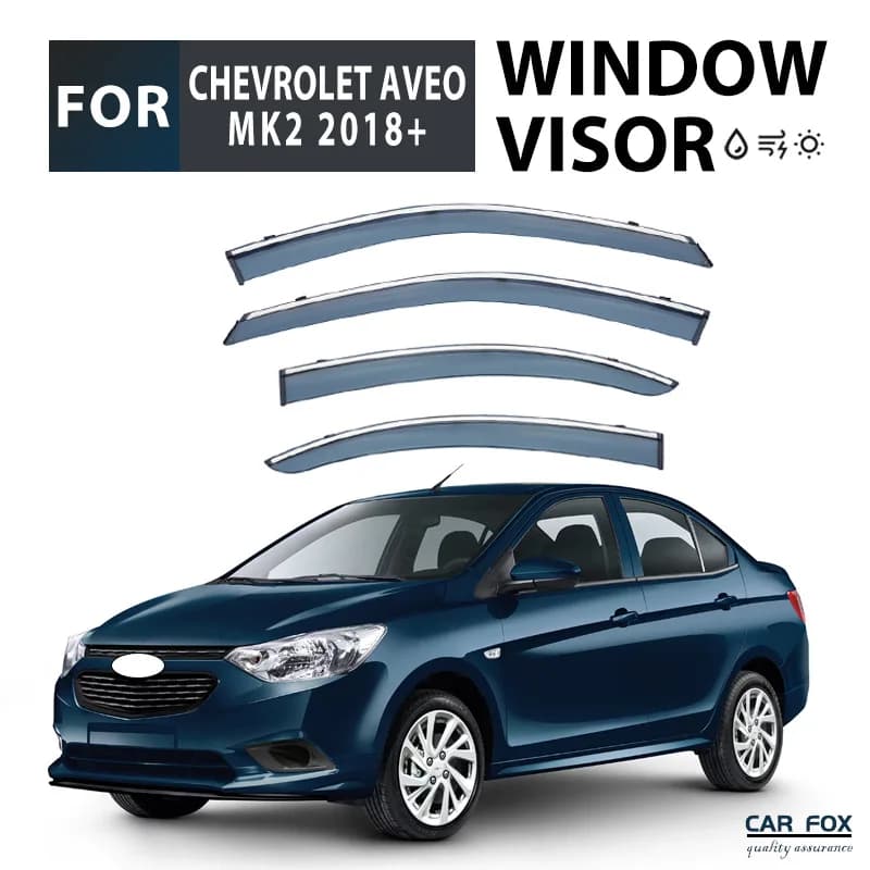 Per CHEVROLET AVEO 2005-2022: Deflettori Parasole per Finestrini Auto, Protezione da Pioggia e Sole, Accessori Auto, Styling Auto