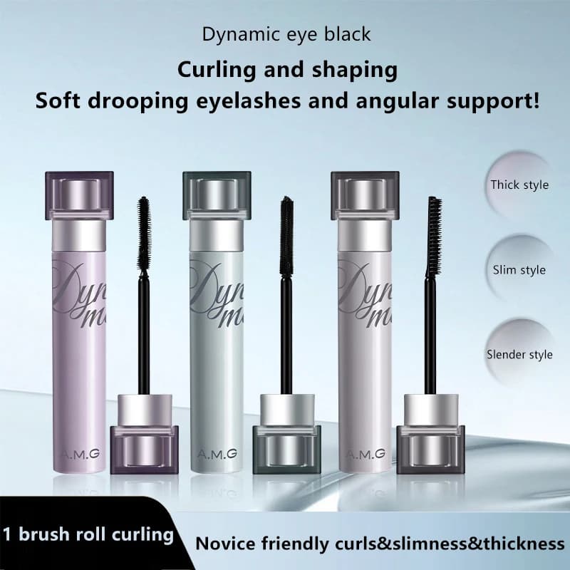 New Waterproof Mascara Ending and Moisturizing, Long-lasting Mascara for Eyelash, Black Mascara with Fibre, Cosmetic for Eyes