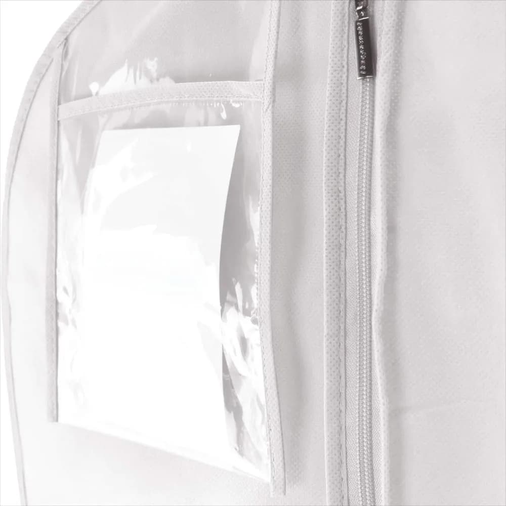 Borsa per abiti da sposa da 183 cm con cerniera Scudo protettivo lungo impermeabile Cappotti antipolvere da sposa ispessiti a doppio strato