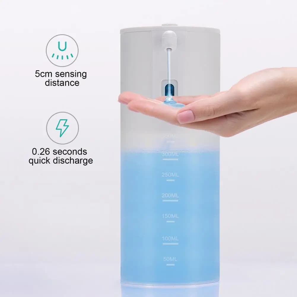 Dispenser di sapone per piatti sensore intelligente Dispenser di sapone automatico capacità impermeabile Usb/Dispenser di sapone per le mani alimentato a batteria