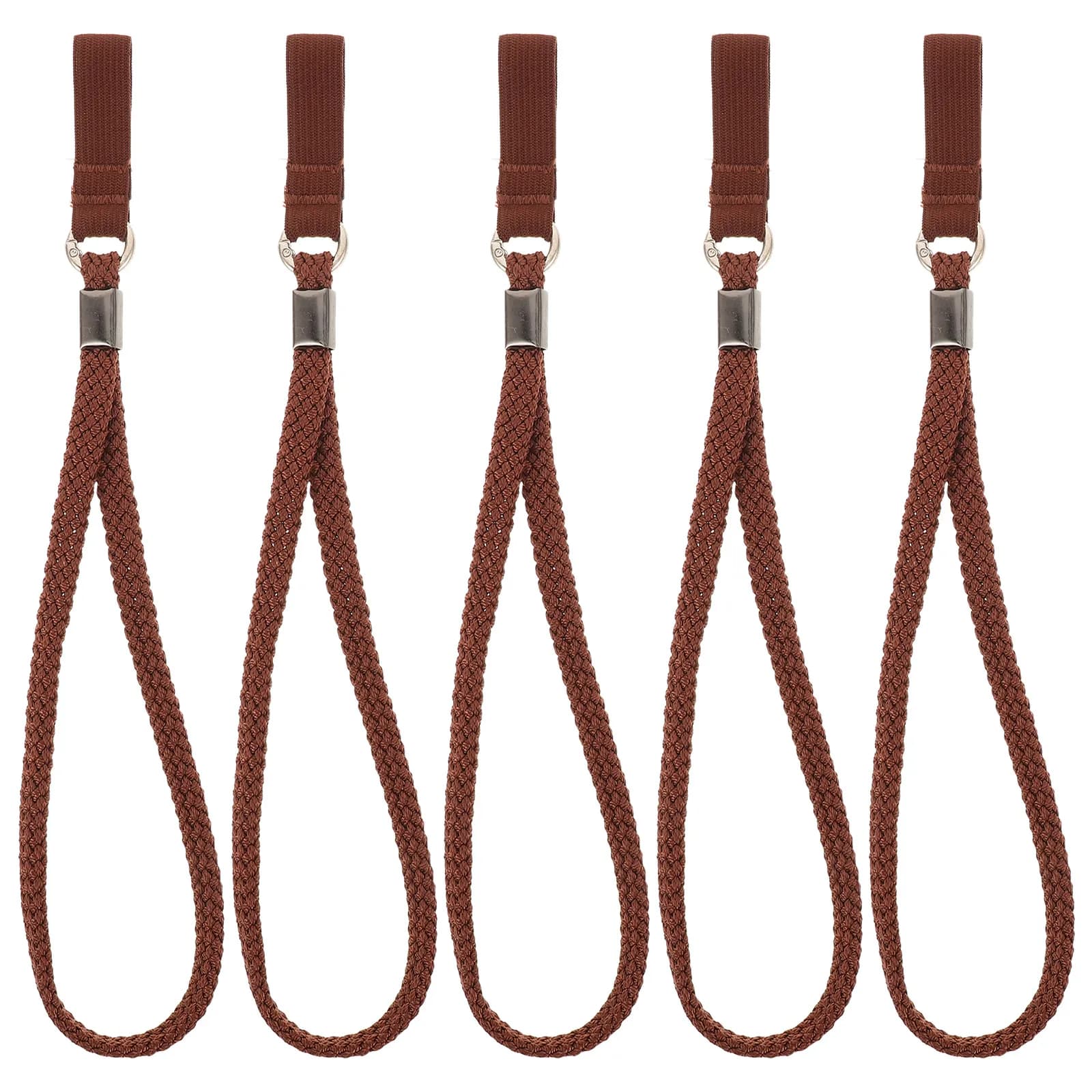 Set di 5 Cinturini da Polso per Bastone da Passeggio, Cordino Antiscivolo in Nylon per Bastoni da Trekking, Cinturino di Sicurezza Leggero e Rapido per Anziani
