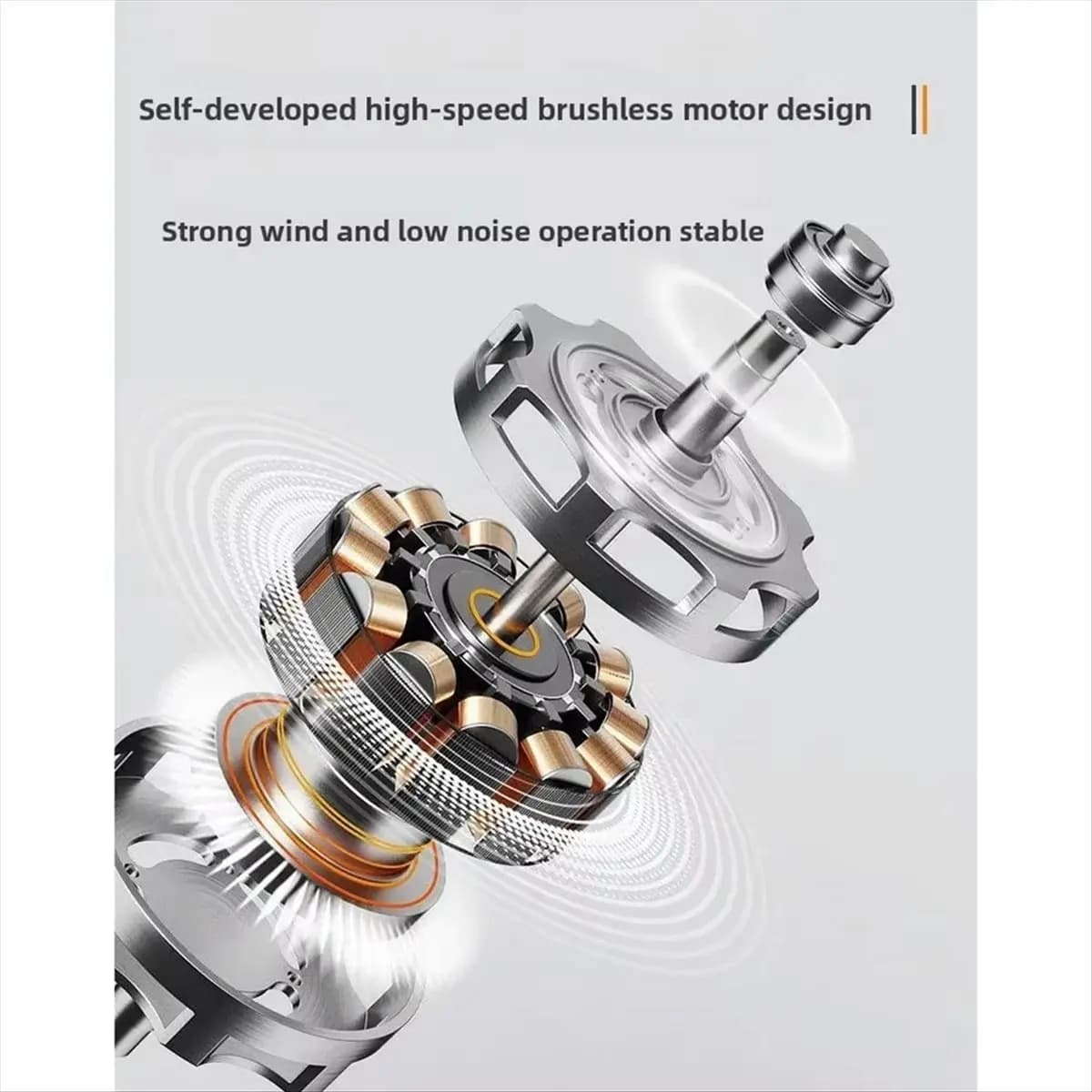 Pompa d'aria elettrica Motore brushless Gonfiatore wireless Compressore d'aria alto, per piccoli materassi d'aria Pagaia per kayak