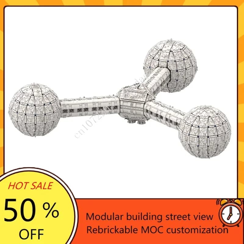 18698PCS Space Station Space War Military MOC SpaceShip Battle Model Custom Puzzles Architecture DIY Education Assembly Toy Gift