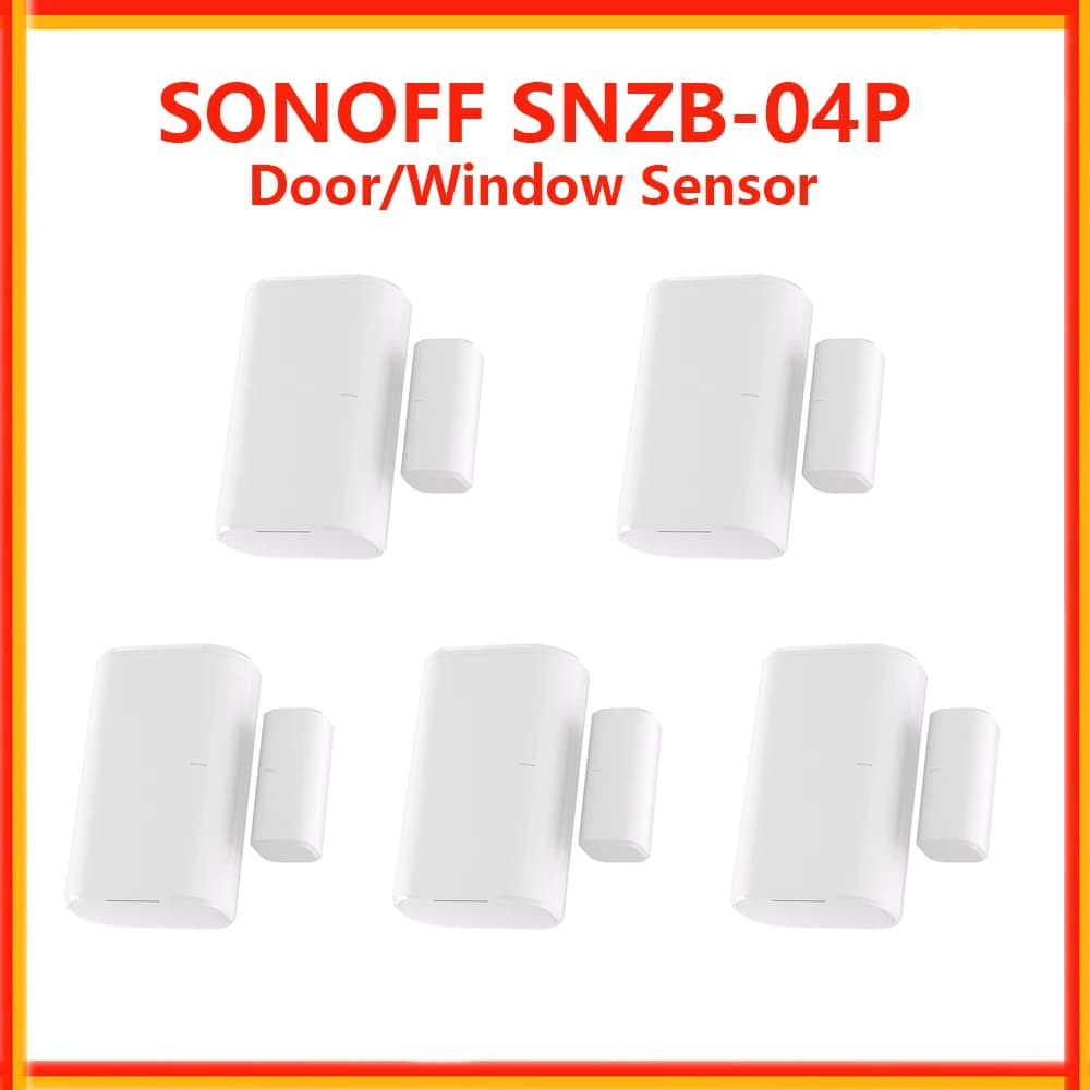 SONOFF SNZB-04P Zigbee Sensore per porte e finestre Avviso antimanomissione Zigbee 3.0 Monitoraggio della sicurezza compatibile eWelink APP Zigbee Hub necessario
