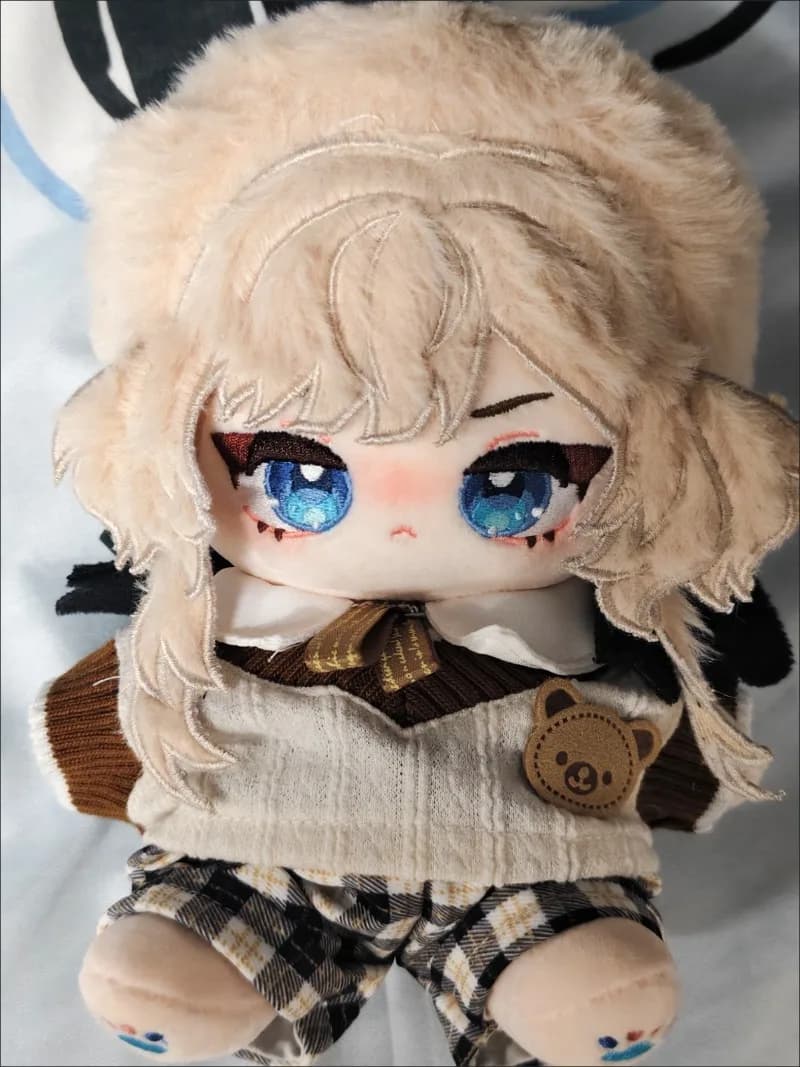 20cm Genshin Impact Sandrone Kawaii Plush Doll Anime Stuffed Toy Cosplay Dress Up Toy Cotton Figurine Mascot Gift Birthday