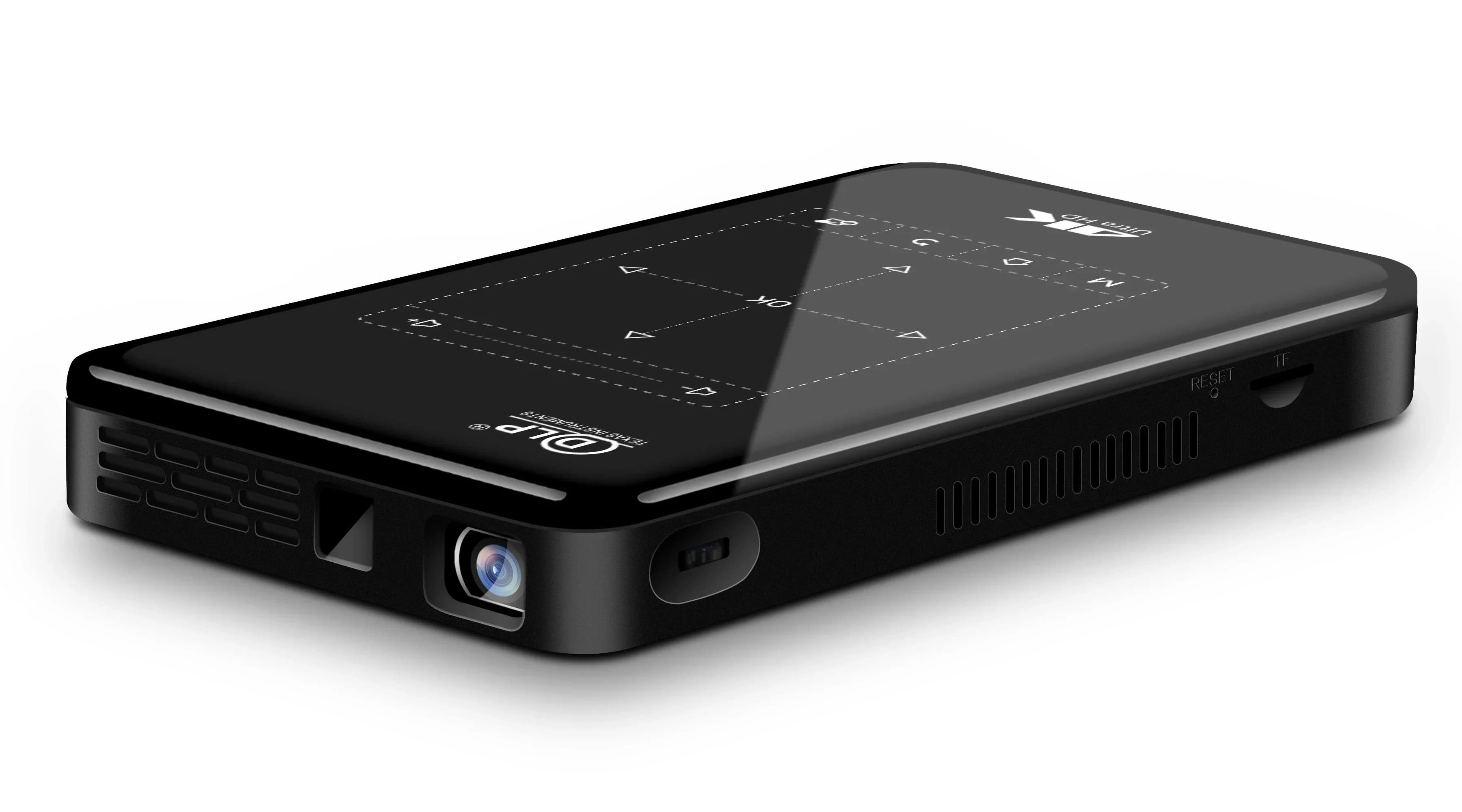Proiettore Smart Mini Portatile HD 4K Android 9.0 Dual Brand WiFi BT 2025 con Prezzo di Fabbrica