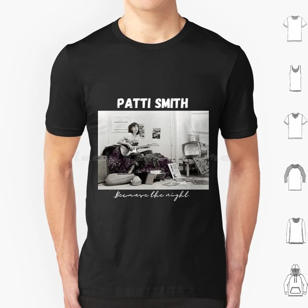 Patti Smith: Il viaggio di una poesia punk attraverso la musica e l'arte T Shirt 6xl Cotton Cool Tee Patti Femminismo Smith Patti Smith Group