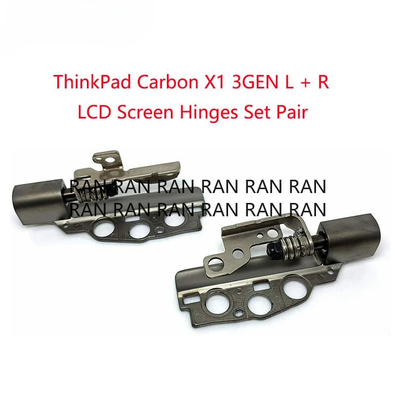 Coppia di cerniere per schermo LCD per laptop di ricambio per Lenovo IBM ThinkPad Carbon X1 3GEN L + R DC1830RC0530 DC1830LC0530
