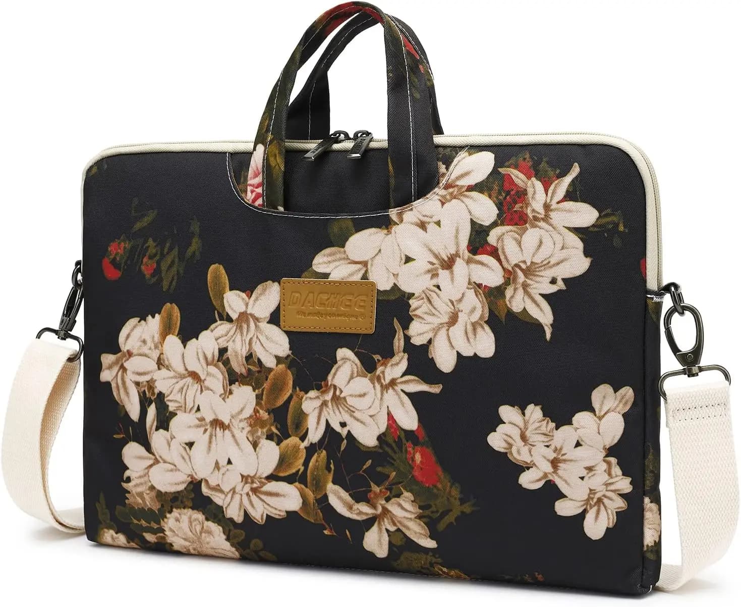 Borsa a tracolla per laptop compatibile con MacBook Pro da 15-15,6 pollici, resistente ed elegante