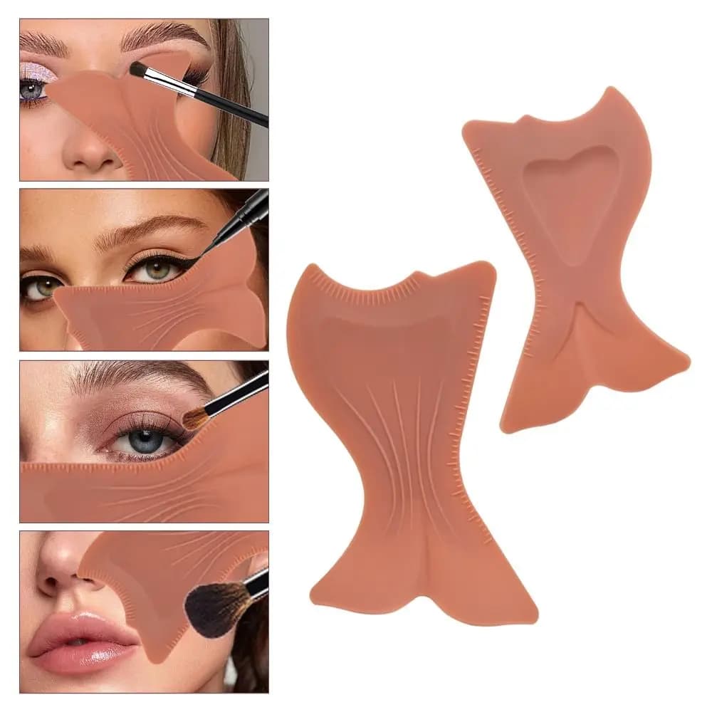 Silicone Multifunction Application for Eye Makeup, Liquid Background, Umbrella, Eyeliner and Color Palettes