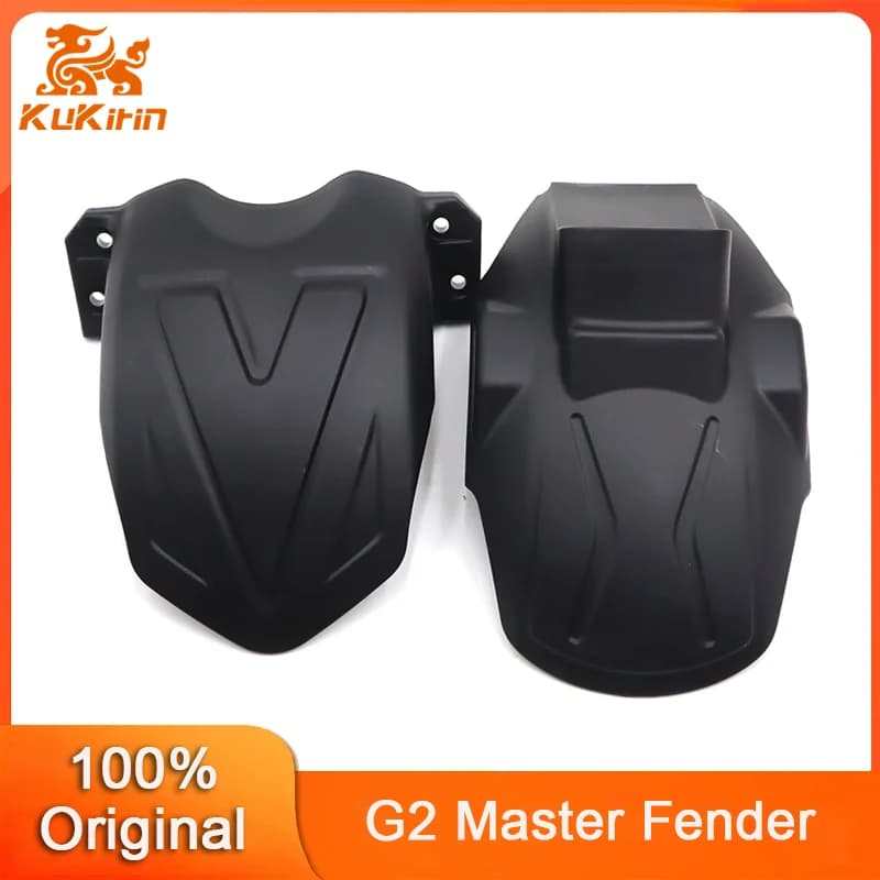 Parafango anteriore/posteriore originale per Kukirin G2 Master Scooter elettrico Ruota Parafango in plastica antispruzzo e accessori staffa