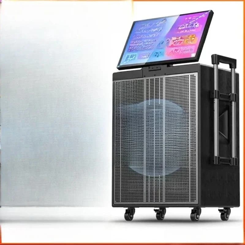 Altoparlante video ad alta potenza per uso domestico e all'aperto, macchina karaoke video all-in-one