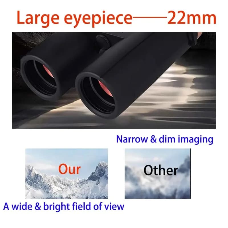 Binocolo portatile 8x per telescopio per visione notturna ad alta definizione per esterni