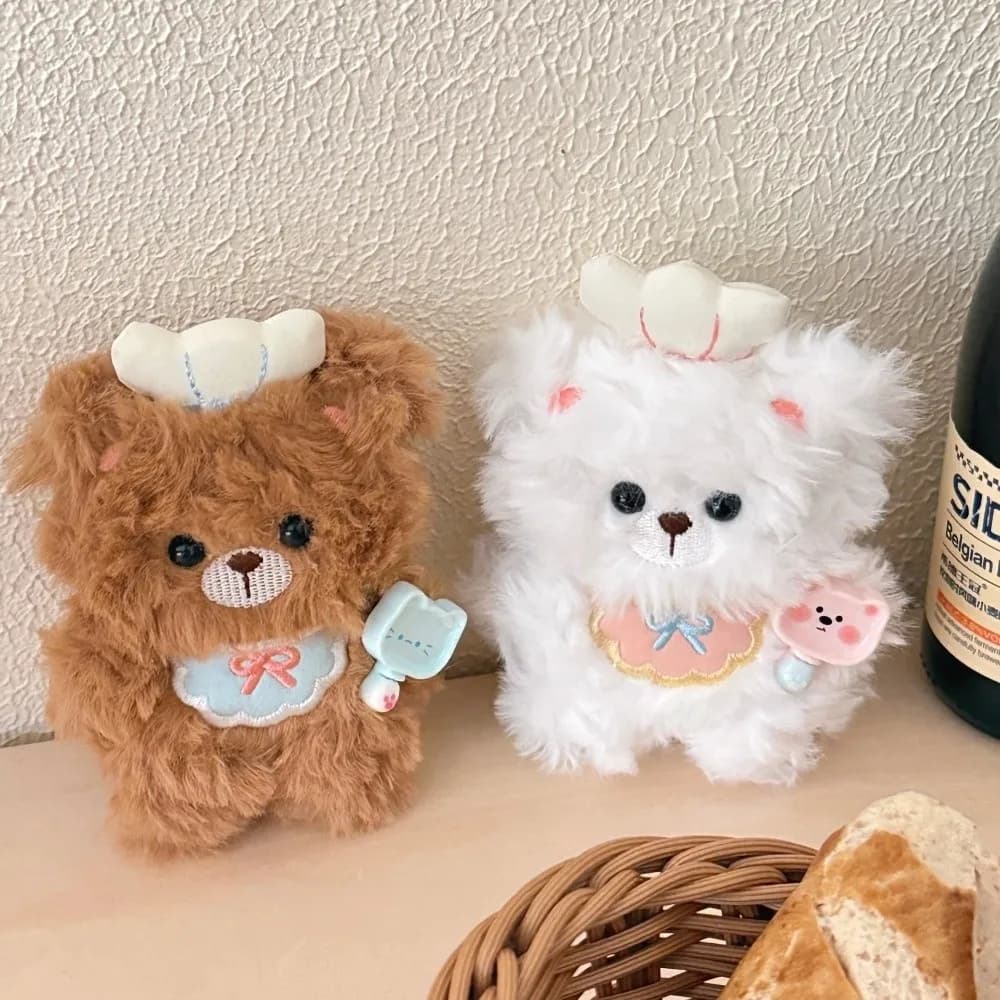 Cute Stuffed Cat Pendant Stress Relief Cartoon Animal Backpack Pendant Black White Soft Feel Kitten Plushie Toy Backpack Decor