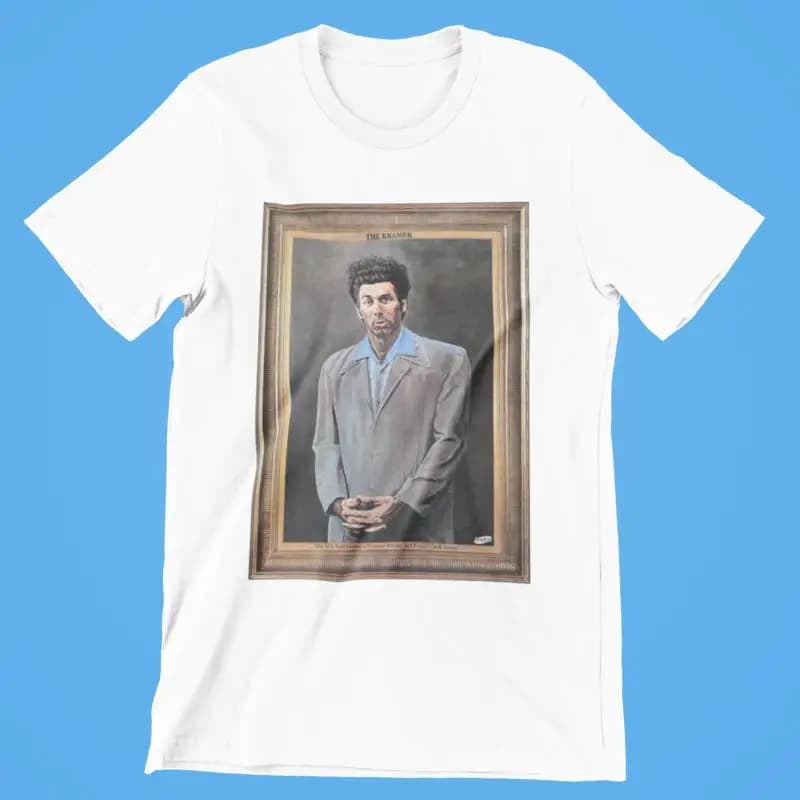 Maglietta con ritratto di pittura Kramer Seinfeld Michael Richards Premium Blend