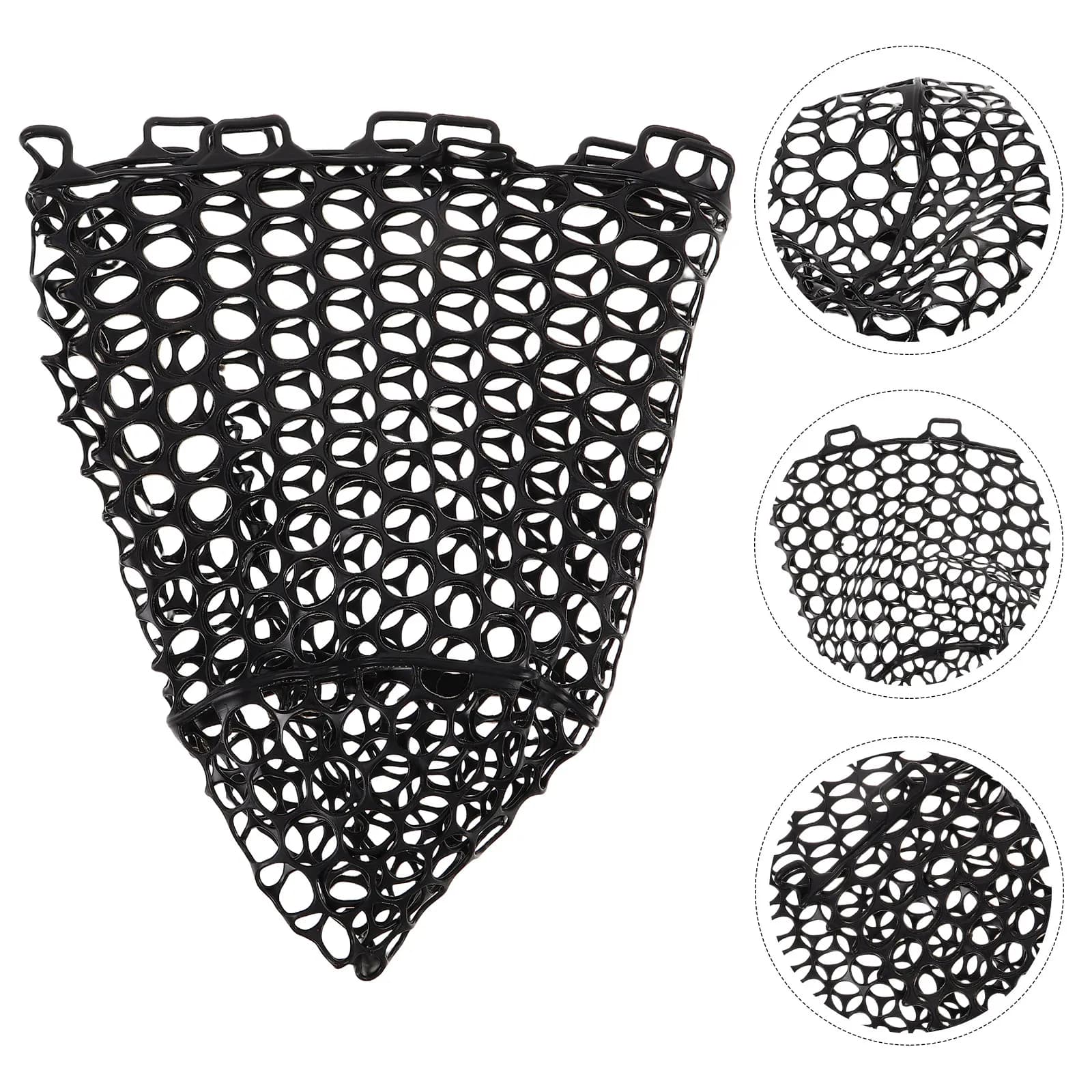 Rete da Pesca Pieghevole in Silicone, Borsa a Rete di Ricambio Portatile e Flessibile per Catturare Pesci Grandi e Rilasciarli