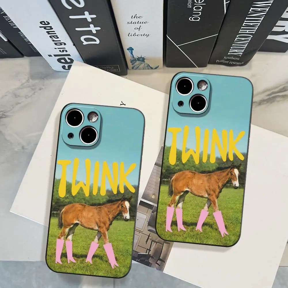 Creative Pink High Heels Girl & Walking Phone Case For iPhone 17 Air 16 14 Plus 13 Pro Max 16e Shockproof HD Clear Back Cover