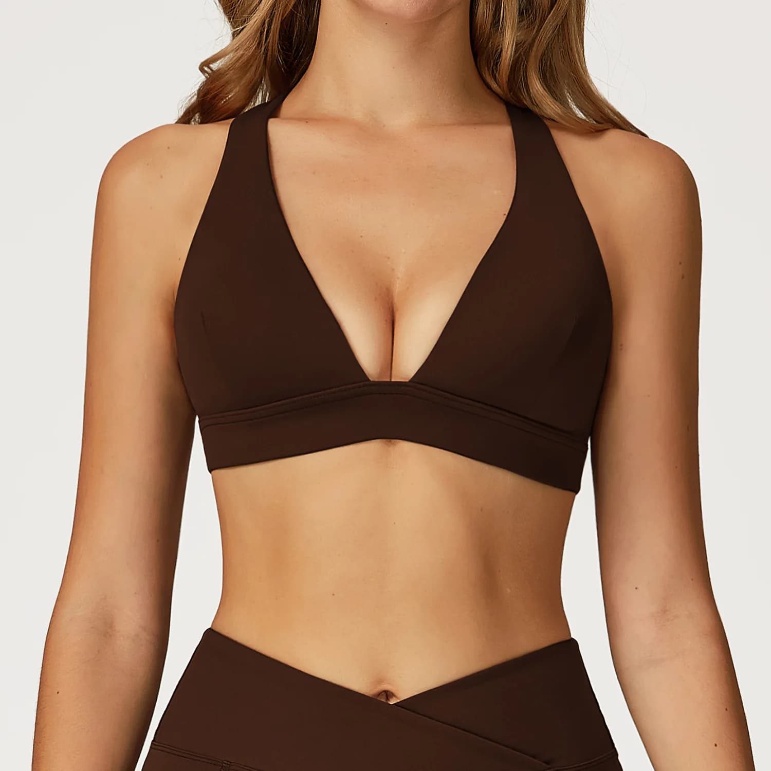 Women's Sports Bra Scrunch Top Gym Woman Running Back Top Crossbreeding Women's Sportswear Intimo Yoga Fitness Training Yoga Clothing