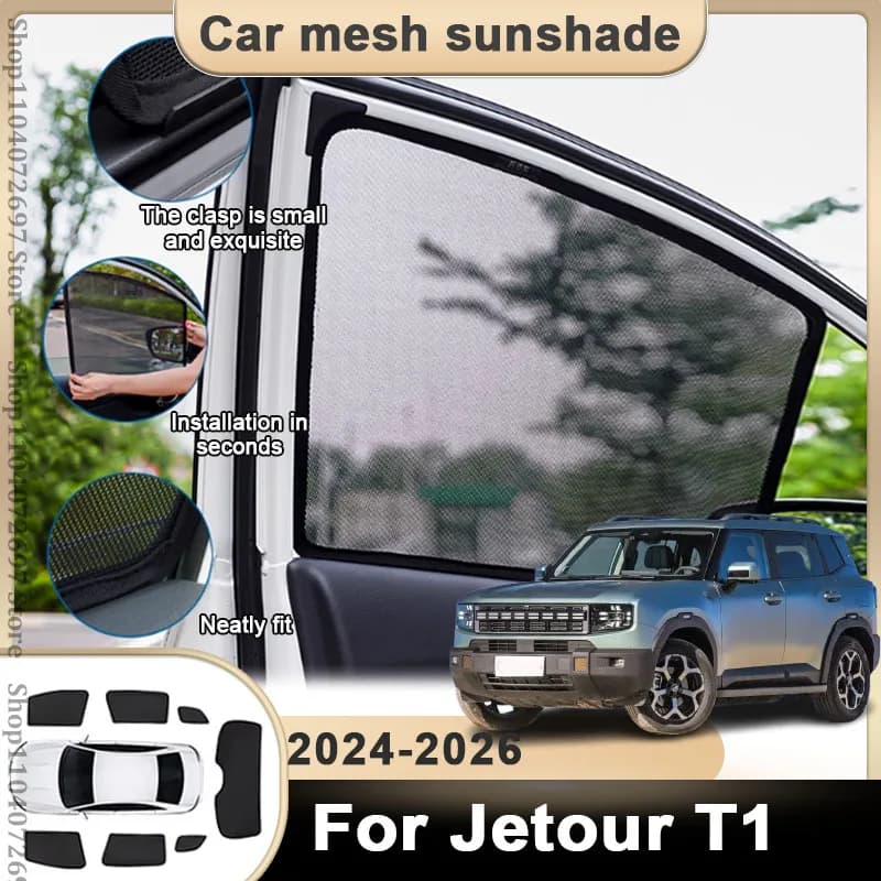 Parasole magnetico per auto per Jetour T1 2024 2025 2026 Shanhai Lato anteriore Privacy Parabrezza Parasole Copertura Della Protezione Accessori