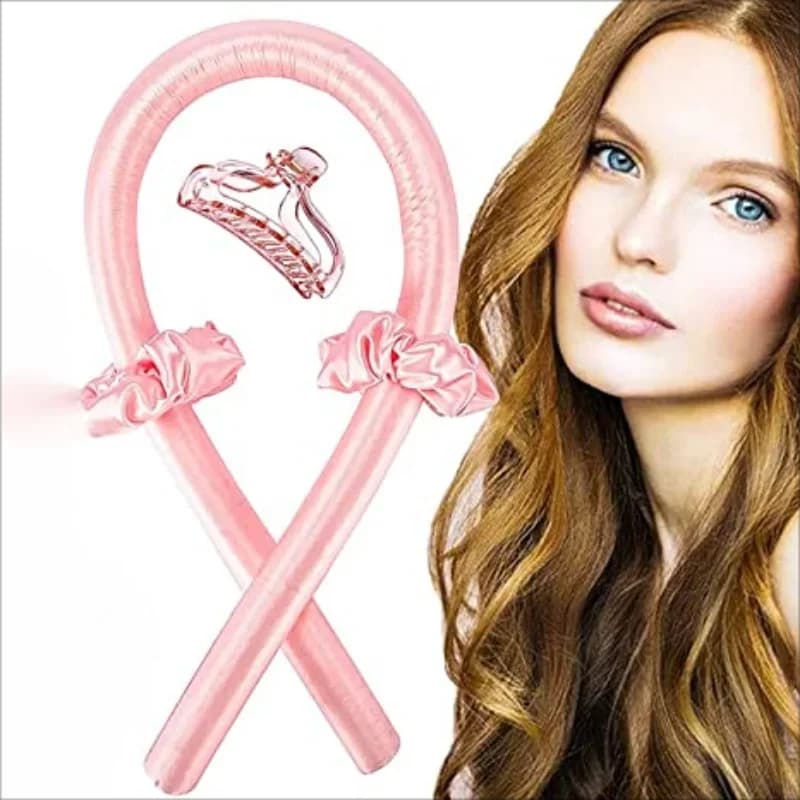 Iron curlers without heat foam Iron curlers for sleeping Hair sponge Iron curlers for long hair Set of 4 pieces