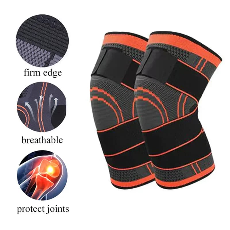 Supporto per Ginocchio, Fascia Elastica per Uomo e Donna, Ginocchiere per Corsa, Escursionismo, Lesioni al Menisco, Artrite, Sollievo dal Dolore Articolare